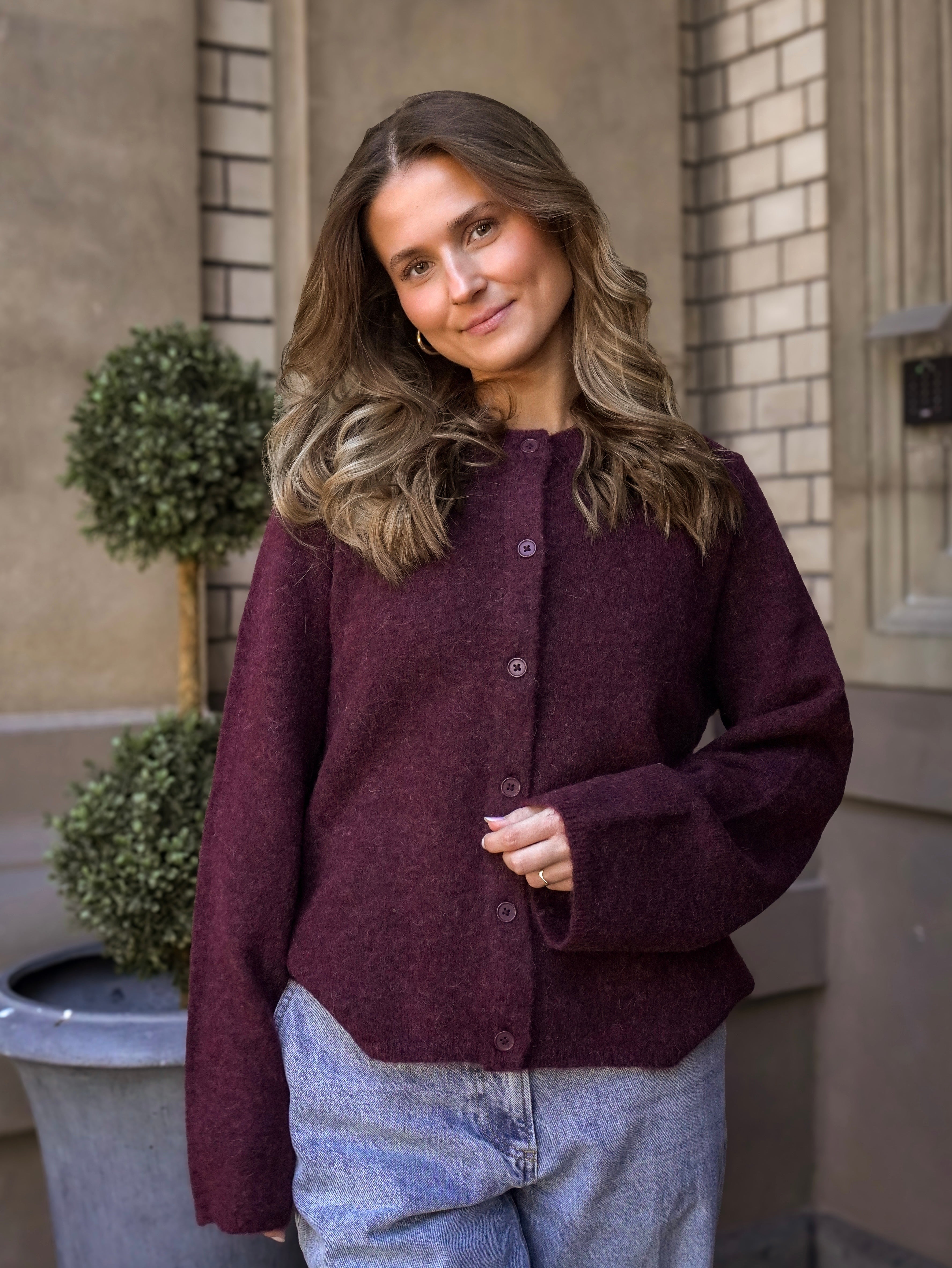 SLFLULU Knit Cardigan - Fig